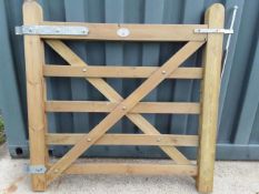 Softwood Timber Treated 5 Bar Farm / Driveway / House Gate