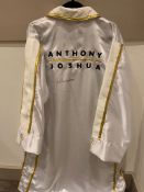 Anthony Joshua Signed Boxing Robe With COA