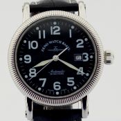 Title: Zeno-Watch Basel / Automatic Date Steel - Gentlmen's Steel Wrist WatchDescription: Brand :