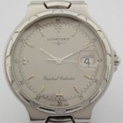 Title: Longines / Conquest Perpetual Calender - Gentlmen's Steel Wrist WatchDescription: Brand :