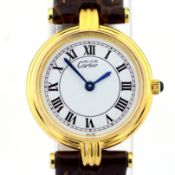 Title: Cartier / Must de - Lady's Steel Wrist WatchDescription: Brand : Cartier Model : Must de