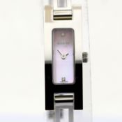 Title: Gucci / 3900L Diamond Dial, Mother of pearl - (Unworn) Lady's Steel Wrist WatchDescription: