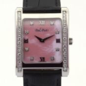 Title: Paul Picot / 4079 Diamond Dial Diamond Case Mother of pearl - Lady's Steel Wrist