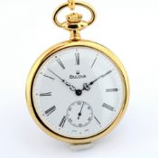 Title: Bulova / Pocket Watch - Gentlmen's Gold/Steel Wrist WatchDescription: Brand : Bulova