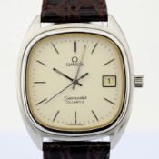 Title: Omega / Seamaster Date 34 mm - Gentlmen's Steel Wrist WatchDescription: Brand : Omega Model :