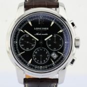 Title: Longines / L2.784.4 Saint-Imier Collection Chronograph Automatic - Gentlmen's Steel Wrist