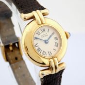 Title: Cartier / Vermeil - Lady's Steel Wrist WatchDescription: Brand : Cartier Model : Vermeil