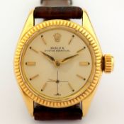 Title: Rolex / Oyster Perpetual - Lady's Yellow gold Wrist WatchDescription: Brand : Rolex Model :