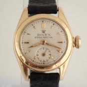 Title: Rolex / Rare Oyster Perpetual - Lady's Pink gold Wrist WatchDescription: Brand : Rolex