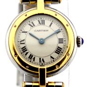 Title: Cartier / Cartier Panthere Vendome 18K double row gold bracelet - Lady's Gold/Steel Wrist