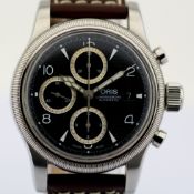 Title: Oris / Big Crown 7567 Chronograph Automatic - Date - Gentlmen's Steel Wrist WatchDescription: