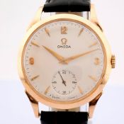 Title: Omega / Vintage - Gentlmen's Pink gold Wrist WatchDescription: Brand : Omega Model :