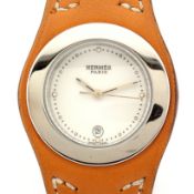 Title: Hermes / Harnais HA3.210 - Lady's Steel Wrist WatchDescription: Brand : Hermes Model :