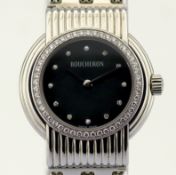 Title: Boucheron / AJ 411022 Diamond Dial Diamond Case - Lady's Steel Wrist WatchDescription:
