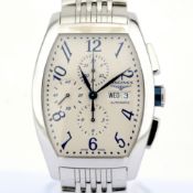 Title: Longines / Longines Evidenza XL 56 mm Chronographe Day Date - Gentlmen's Steel Wrist