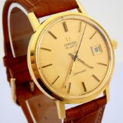 Title: Omega / Vintage Seamaster - Gentlmen's Yellow gold Wrist WatchDescription: Brand : Omega