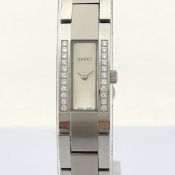 Title: Gucci / 4600L / Mother Of Pearl & Diamond - (Unworn) Lady's Steel Wrist WatchDescription: