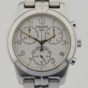 Title: Tissot / PR50 Chronograph - Gentlmen's Steel Wrist WatchDescription: Brand : Tissot Model :