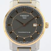 Title: Tissot / Powermatic 80 Date - Automatic - Titanium - Gentlmen's Steel Wrist WatchDescription: