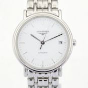 Title: Longines / Presence Automatic Date 34 mm - Gentlmen's Steel Wrist WatchDescription: Brand :