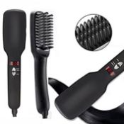 Ptc Heating Ionic Hair Straightening Brush - All Hair Types - Brand New
