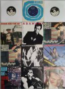 19 x Adam And The Ants Vinyl Records. (refS).