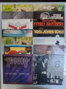 A collection of 14 x vinyl records. (refP).