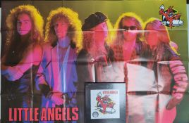 The Little Angels - Boneyard box set with original poster / Aint Gonna Cry picture disc. (refPS)