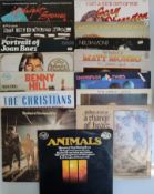 A collection of 15 x vinyl records. (refP).