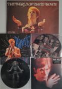 5 x David Bowie Vinyl Records - The World of - Picture Discs - And Sealed Version (refPS).