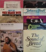 A collection of 10 x vinyl records. (refPS).