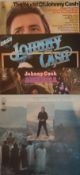 Johnny Cash. A collection of 4 x vinyl records. (refPS).