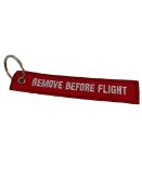 'Remove Before Flight' Tag Keyring