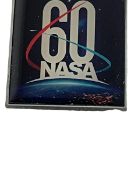 Nasa 60th Anniversary Limited Edition Pin, Nasa Flown Metal!
