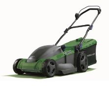 (86/Mez/1F) RRP £129. Powerbase 41cm 1800W Electric Rotary Lawn Mower. Powerful High Torque 1800W...
