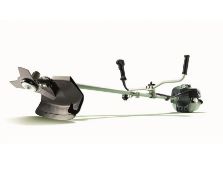 (67/Mez/1E) RRP £149. Powerbase 42.7cc Petrol Brush Cutter. 42cm Cutting Width With Spool, 25cm C...