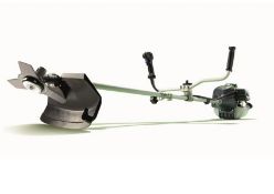 (66/Mez) RRP £149. Powerbase 42.7cc Petrol Brush Cutter. 42cm Cutting Width With Spool, 25cm Cutt...