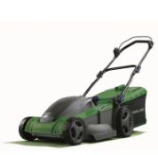 (84/Mez/1F) RRP £129. Powerbase 41cm 1800W Electric Rotary Lawn Mower. Powerful High Torque 1800W...