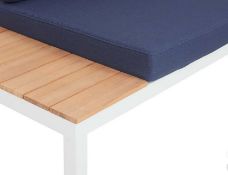 (17/Mez/P) RRP £1100. Hartington Spirit Collection Metal Corner Set Navy. Aluminium Frame That Wi...