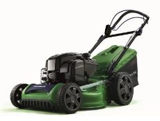 (16/Mez/1F) RRP £379. Powerbase 46cm Self Propelled Lawnmower With Briggs & Stratton 475isi Key S...
