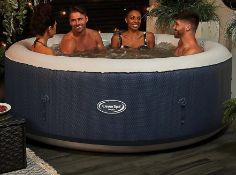 (8/6F) RRP £580. CleverSpa Lucca 6 Person Portable Spa. 130 Powerful Massaging Air Jets. Space Sa...