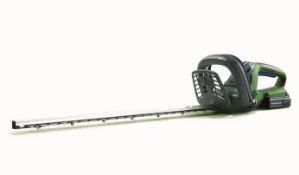 (76/7L) Lot RRP £130. 2x Powerbase 51cm 20V Cordless Hedge Trimmer RRP £65 Each. (Both Units Have...
