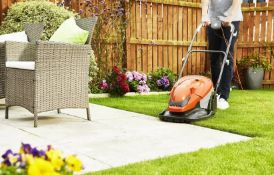 (59/6A) RRP £149. Flymo Easi Glide 360V Lawn Mower. (No Box In Lot) .