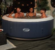 (5/6F) RRP £580. CleverSpa Lucca 6 Person Portable Spa. 130 Powerful Massaging Air Jets. Space Sa...