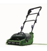 (71/7N) RRP £99. Powerbase 400W Cylinder Lawn Mower. 32Cm Cutting Width. 23 Litre Grass Collection..