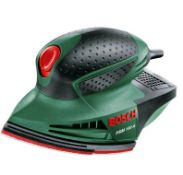 (36/6E) Lot RRP £106. 2x Bosch Multi Sander 100 W PSM 100 A (With 2x Kit Case).