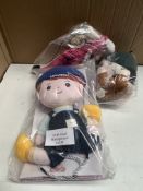Assorted Plush Dolls/Toys. RRP £30 - GRADE A