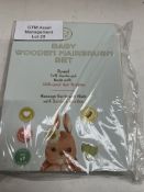 Baby Wooden Hairbrush Set. RRP £20 - GRADE A