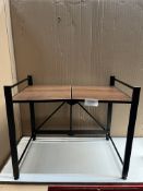 Collapsible Table Wooden Effect. RRP £25 - GRADE U