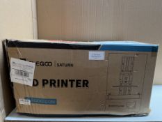 Elegoo Saturn Msla 3D Printers UV Photocuring With 4K Monochrome Lcd. RRP £339 - GRADE U